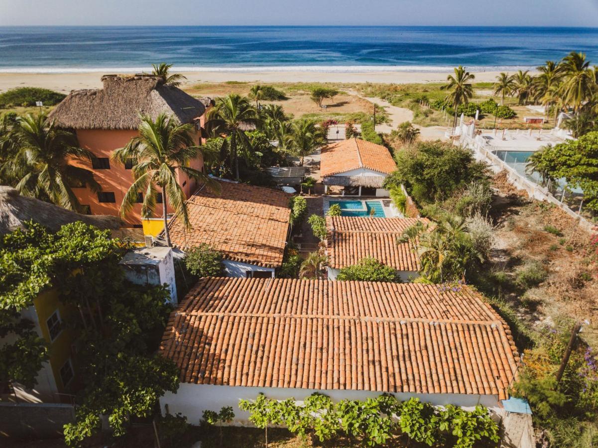 La Playita Beach House Puerto Escondido  Exterior photo